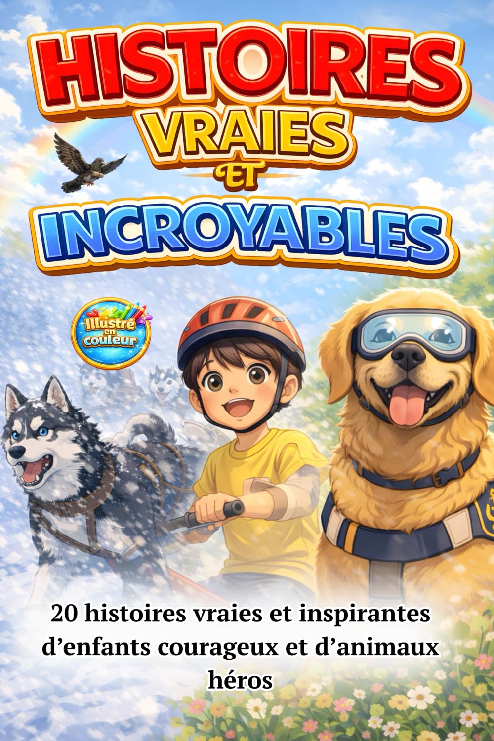 HISTOIRES VRAIES ET INCROYABLES: 20 histoires vraies et inspirantes d’enfants courageux et d’animaux héros
