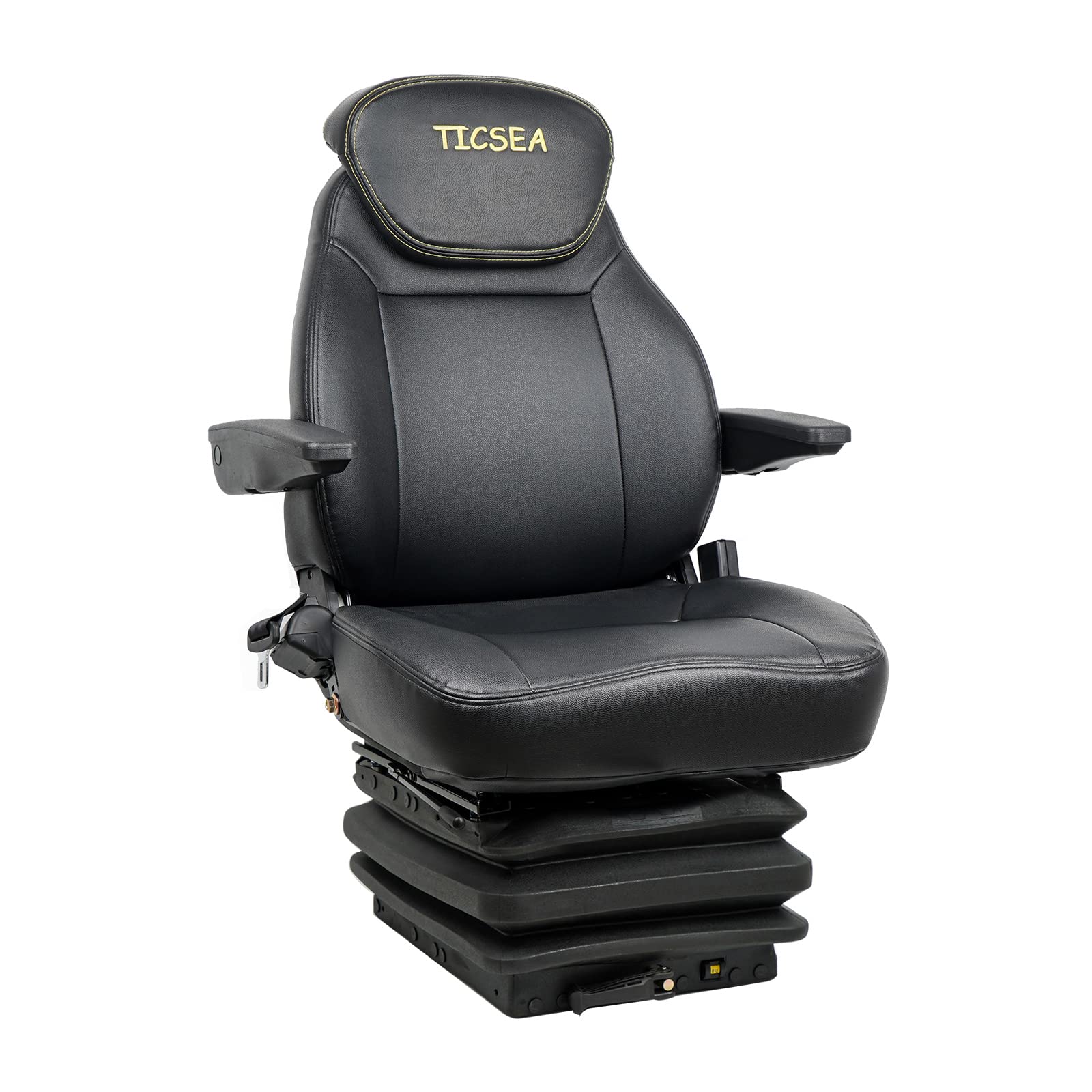 Buy TICSEA Mechanical Suspension Tractor Seat,Adjustable Backrest
