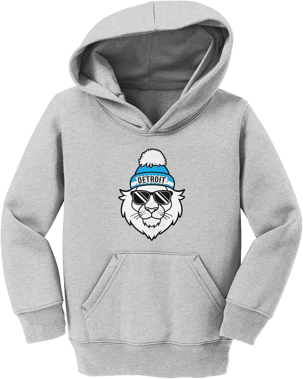 Haase Unlimited Lion With Beanie - Shades Detroit Toddler/Youth Fleece Hoodie