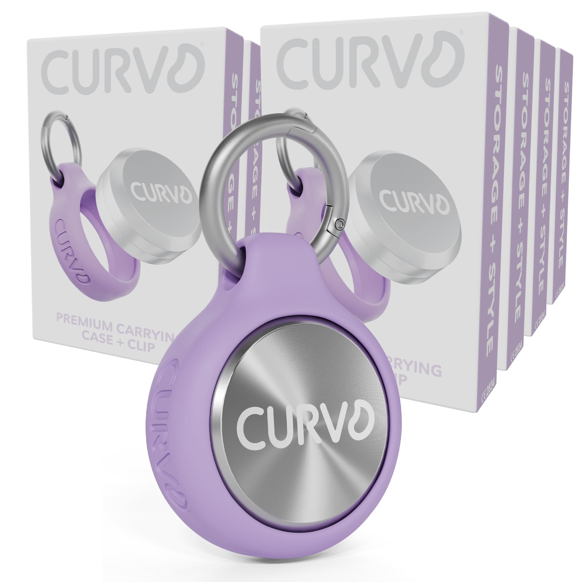 CURVD Premium Carrying Case Bulk Pack 10 Pack Keychain Container Medicine Pill Organizer Travel Pill Box Small Waterproof