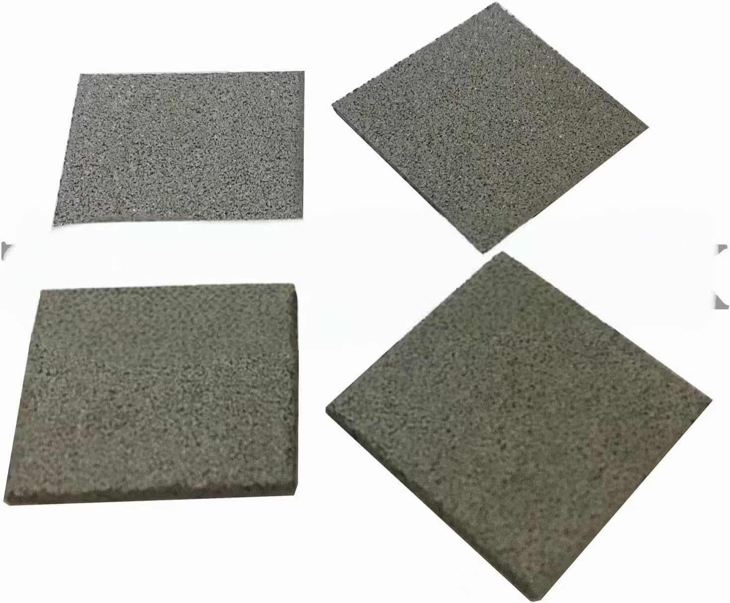 Tytanowa płyta mikroporowata o wysokiej czystości - Filtr spiekany 30x30x1 mm - 4 sztuki do uzdatniania wody i oczyszczania gazów