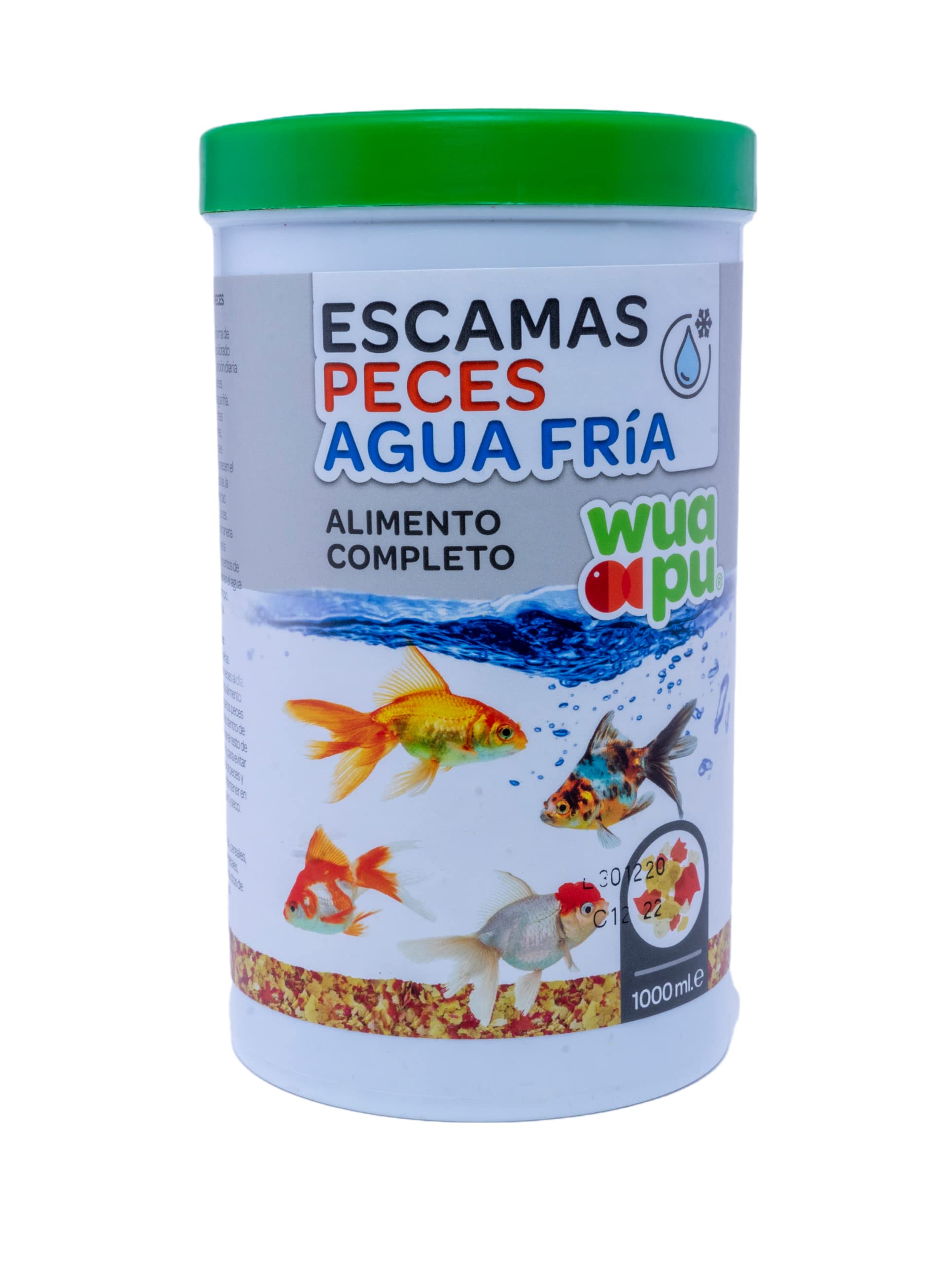 Wuapu Agua Fria Peces Alimento 1 Litro