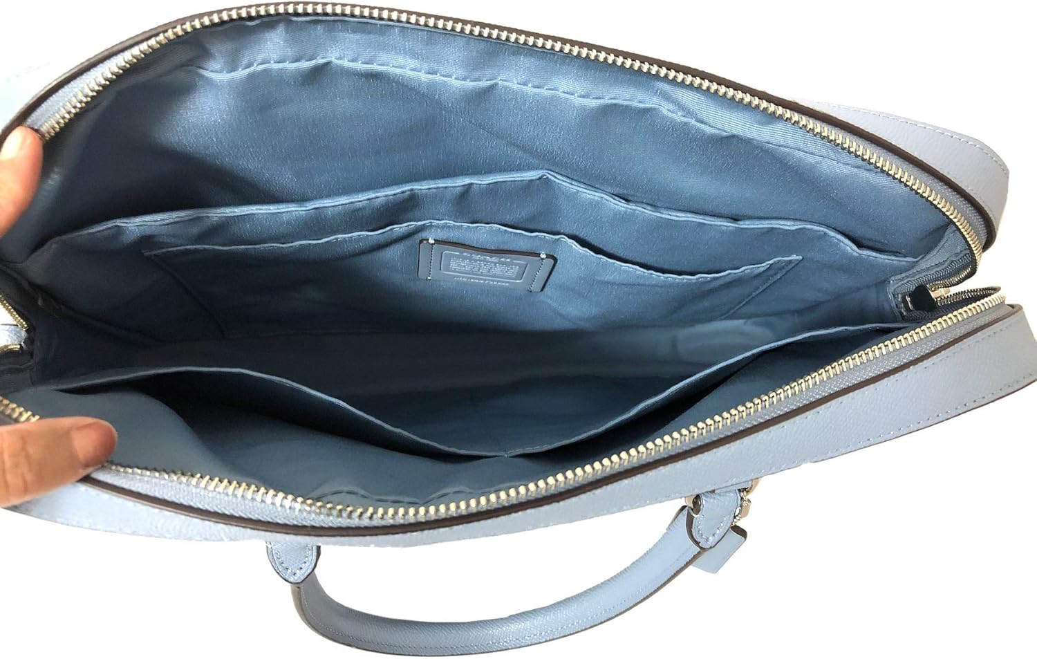 کیف دستی لپ تاپ چرمی مربی Crossgrain (گل ذرت)