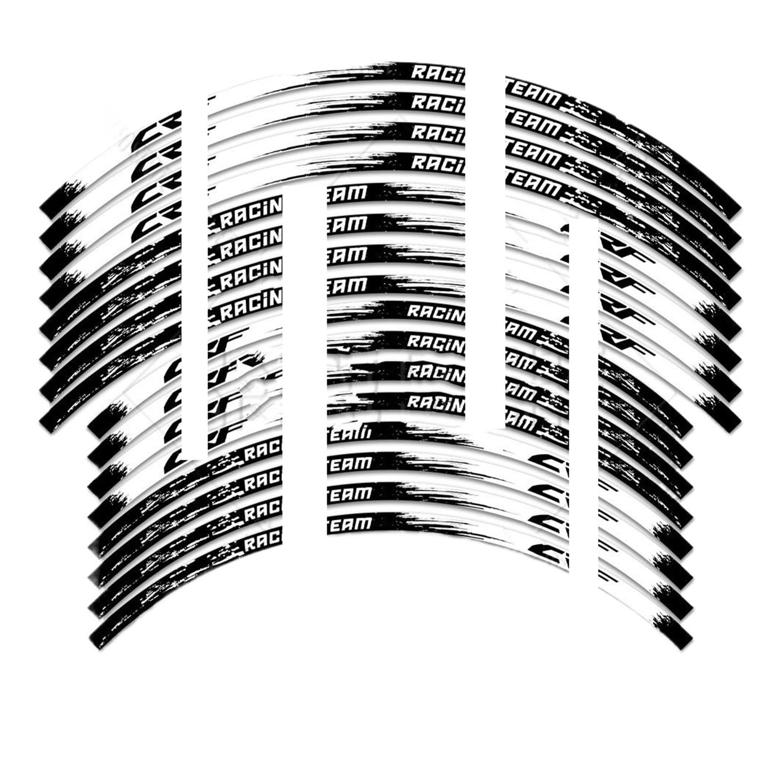 Hub Decals Rim for C&RF 450 & 250 L & 300L 450x 450r 250r 250f 150l 230 Motorcycle Wheel Sticker Rim Decal Hub Stripe Tape Stripe Tape(21inche and 19inche C)