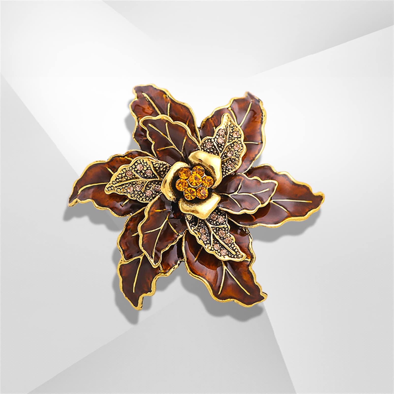 Pin Schmuck Geschenke for Frauen Damen Modeaccessoires Retro Emaille Blumenbrosche Partybrosche Strickjacke Jacke Mantelbrosche Broschen und Anstecknadeln