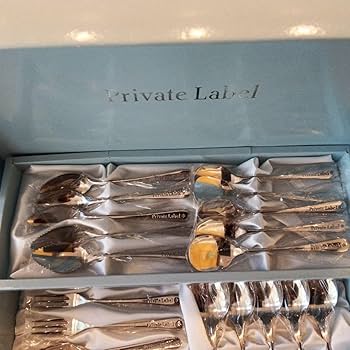Amazon | Private Labelカトラリーセット 25本 | ノーブランド品