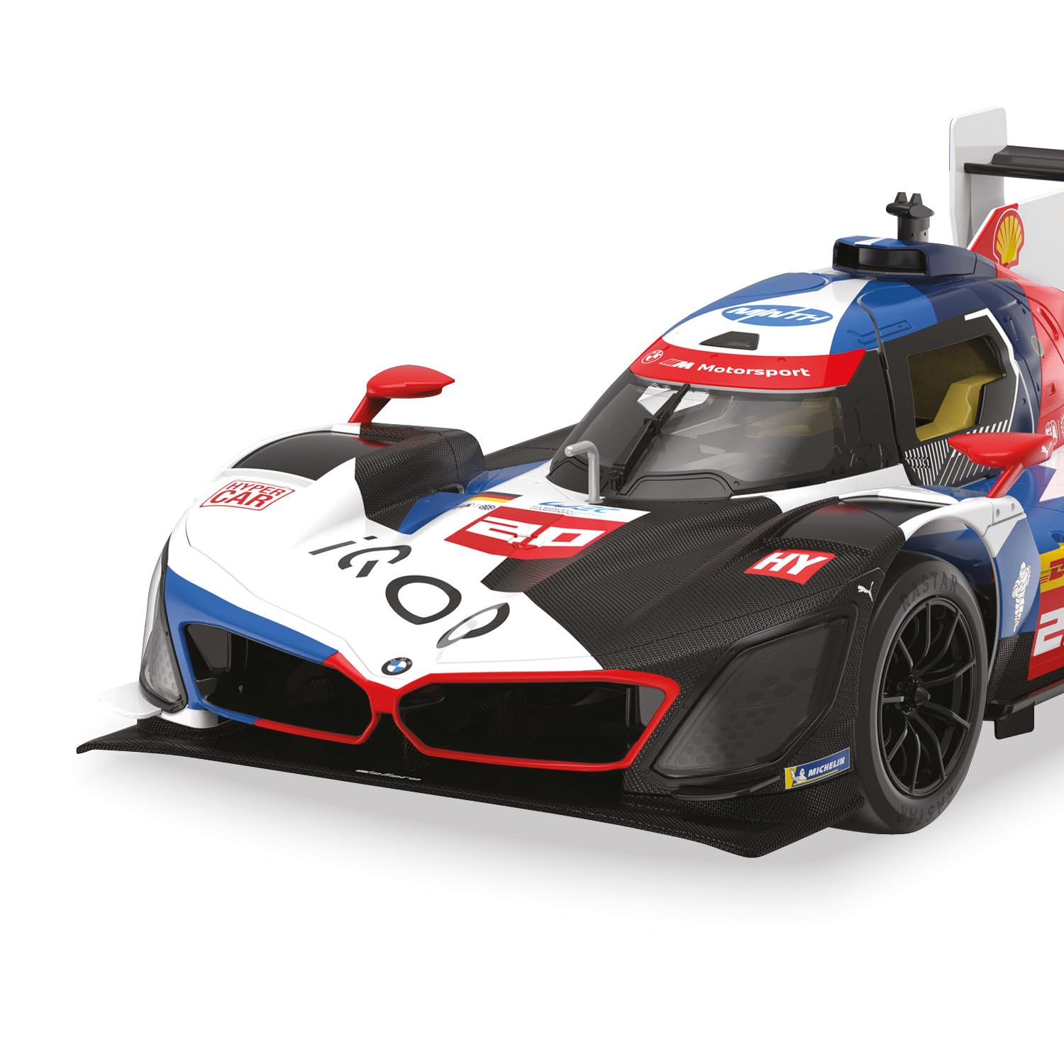 Mondo Motors BMW V8 Le Mans, Modelo en Escala 1:14, hasta 10 Km/h de Velocidad, Coche de Juguete 63837