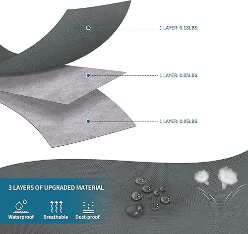 Vista 69 de Bolsas de almacenamiento grandes, paquete de 8 contenedores plegables para almacenamiento de ropa, contenedores de almacenamiento con asas Negro