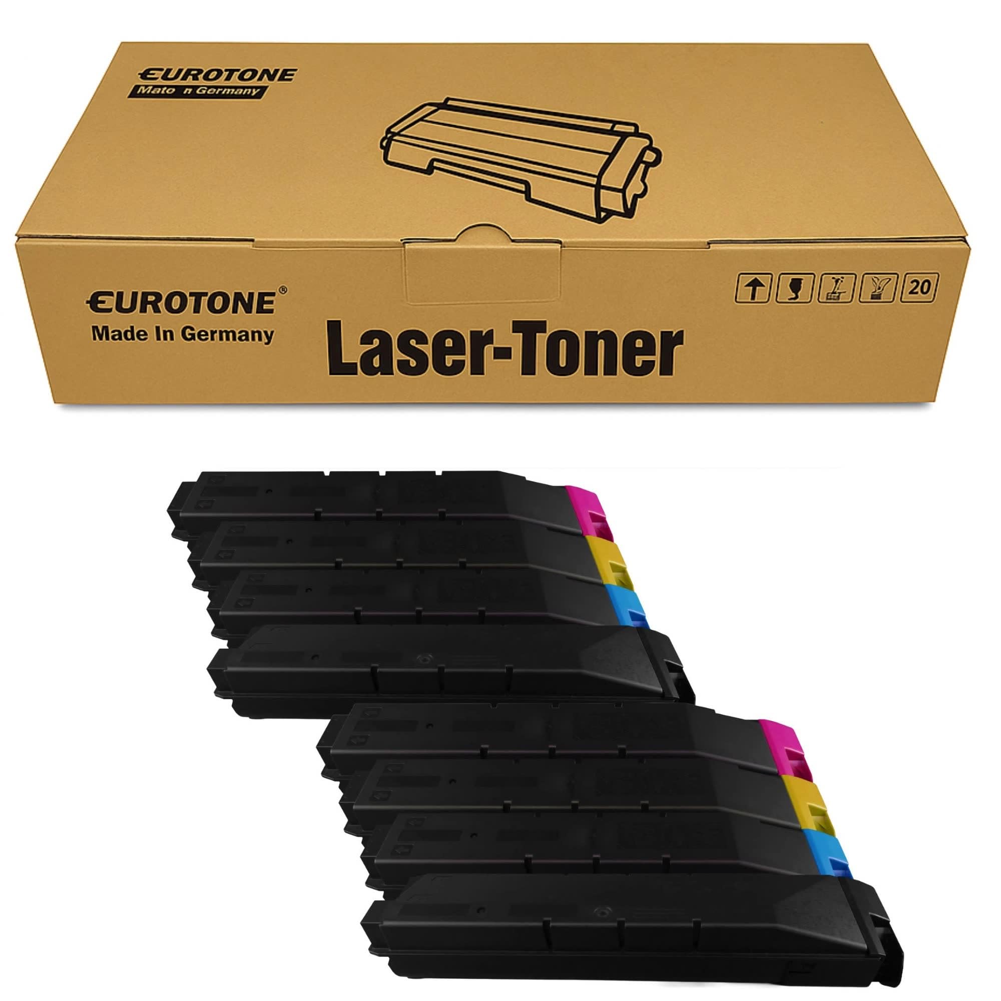 Eurotone Toner 8X kompatybilny z Kyocera TASKalfa 6550ci 6551ci 7550ci 7551ci zastępuje TK-8705 o 25% większą wydajność