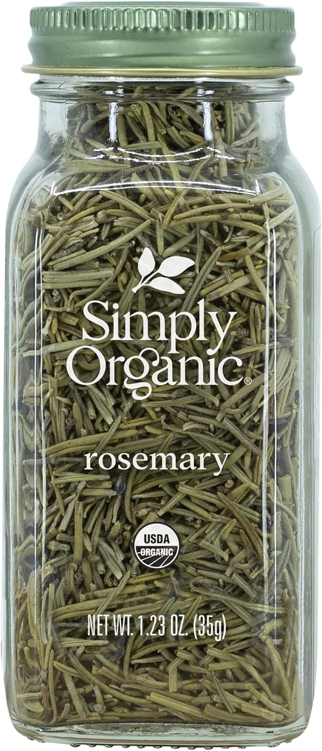 Simply Organic Whole Rosemary Leaf, Certified Organic | 1.23 oz | Pack of 6 | Rosmarinus officinalis L.
