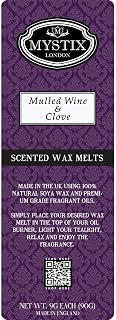London | Mulled Wine & Clove - Wax Melts Clamshell 90g (10 Cubes) | 100% Natural SOYA Wax | Best Aroma for Home, Kitchen, Living Room and Bathroom | Perfect as a Gift | Handmade in UK