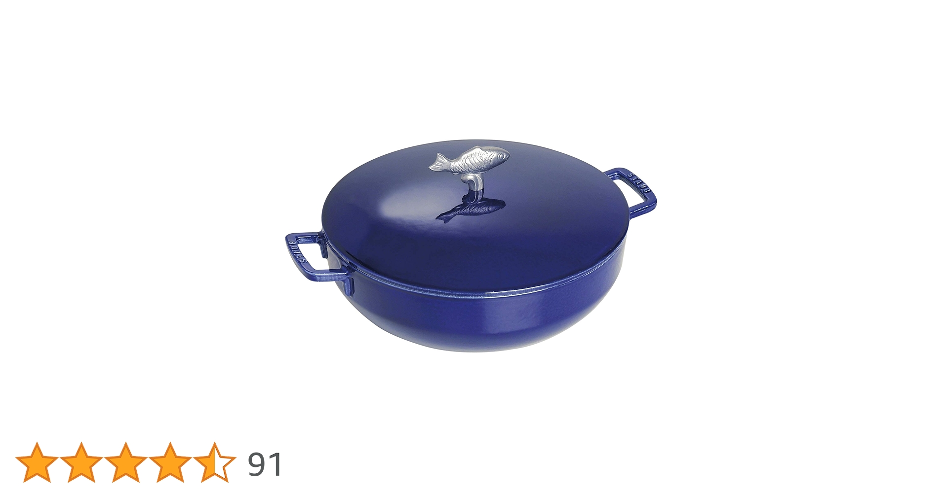 【希少✨未使用】Staub ストウブ フィッシュ ココット 28cm ブルー Amazon.co.jp: staub ストウブ 「 フィッシュ ココット 28cm グラン