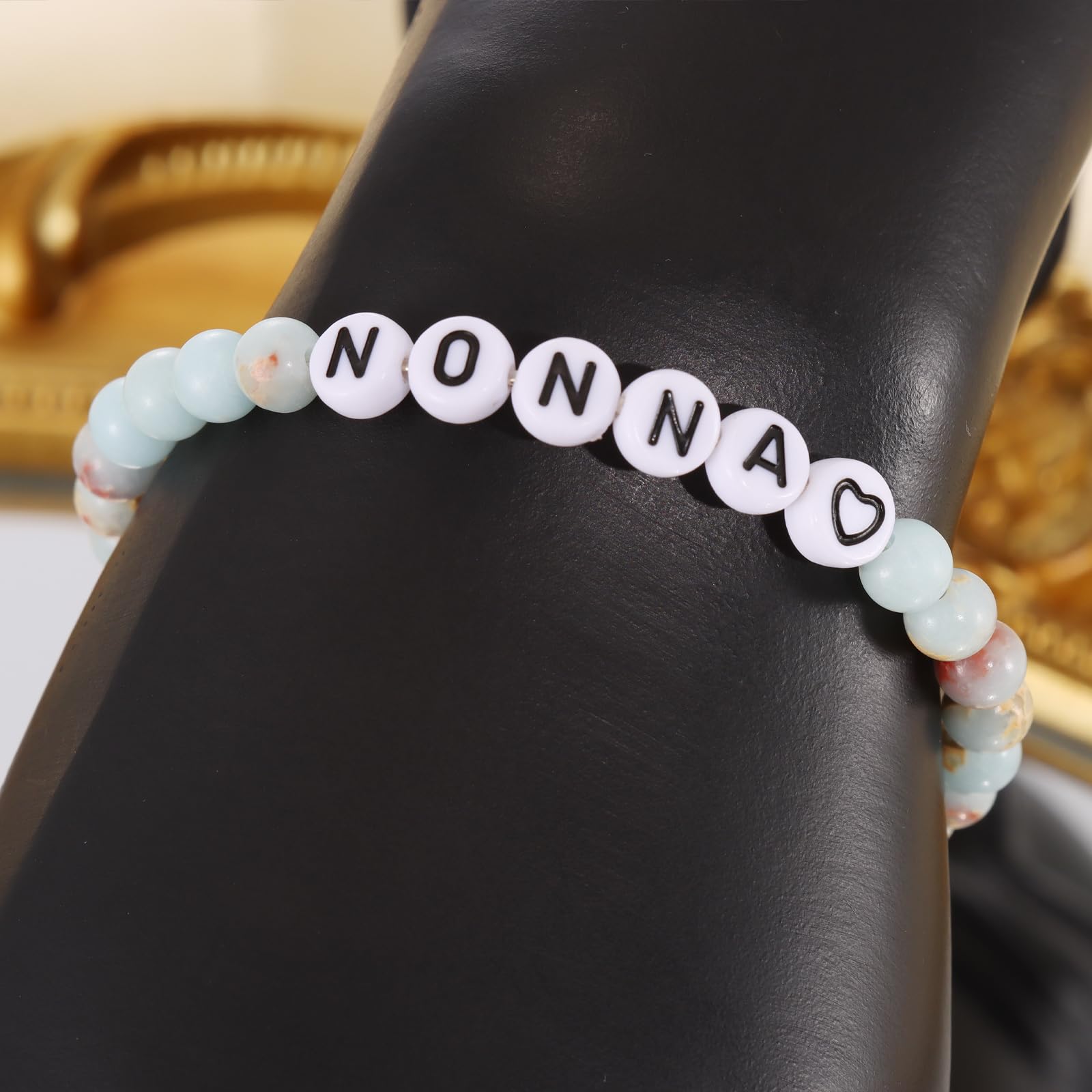 Kivosliviz Nonna Gifts for Birthday Women Grandma from Grandkids Nonnas Jewelry Best Nonna Bracelet