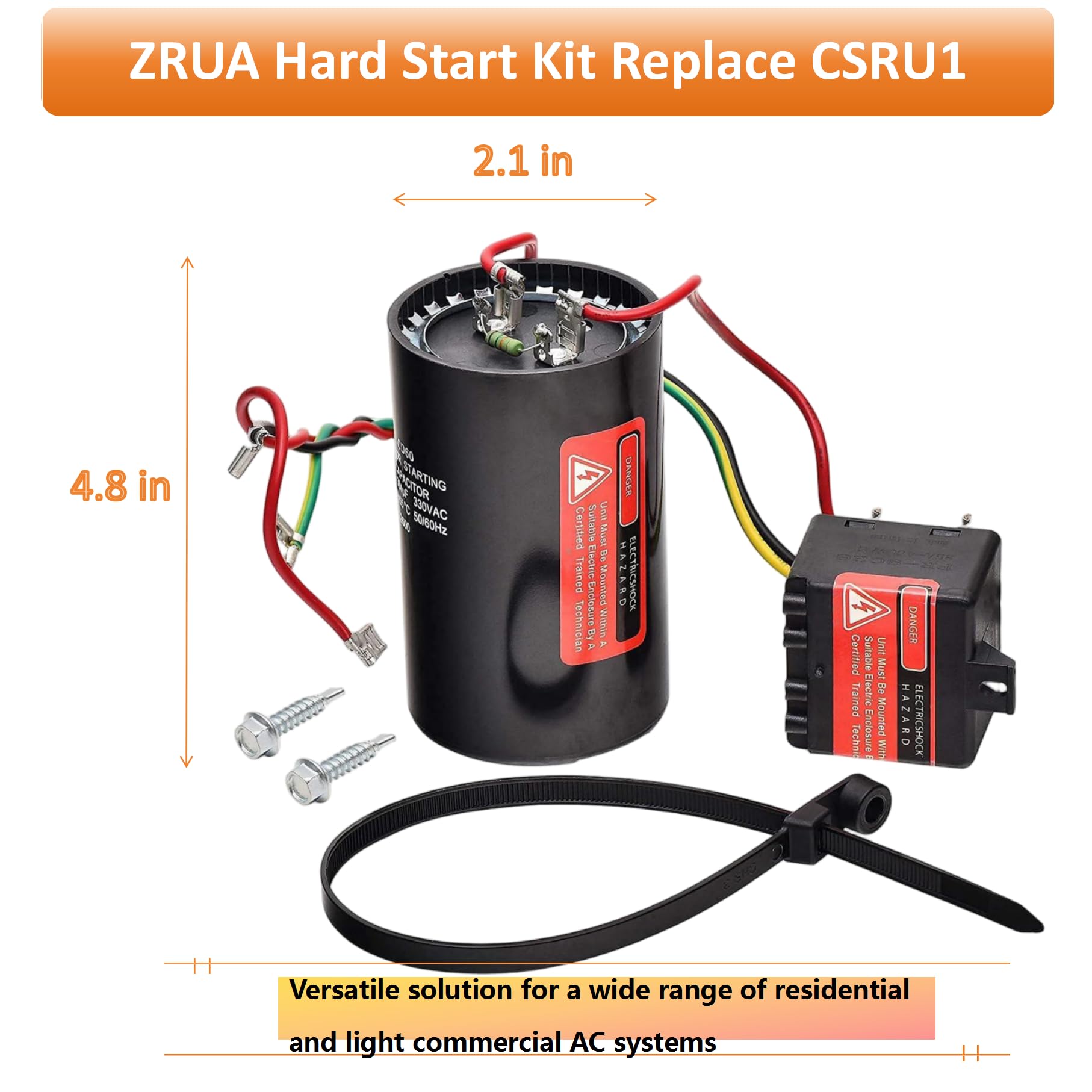 Long Term Replace CSRU1 Compressor Saver Hard Start ZRUA