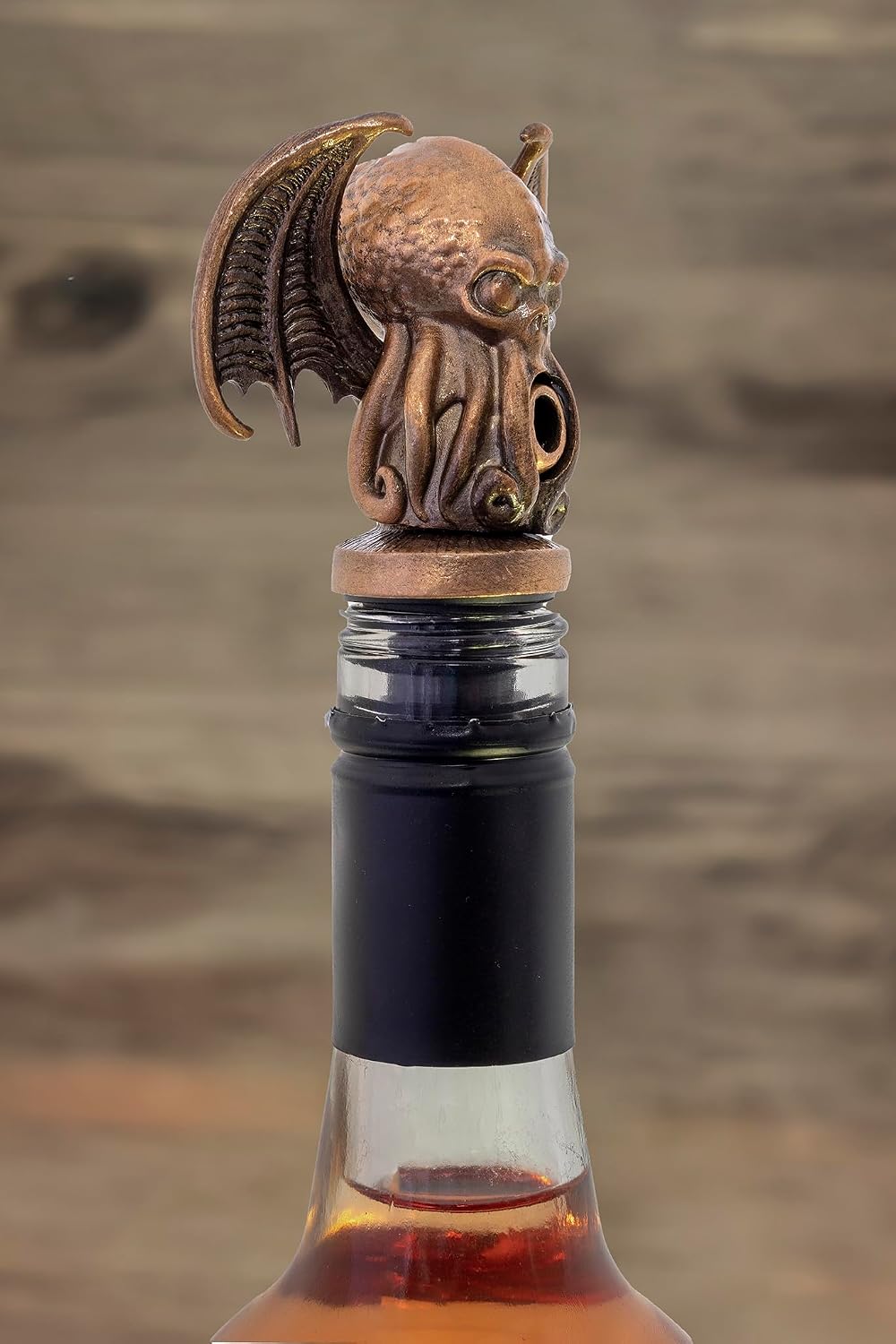 Pour People's Market Cthulhu Wine Aerator - Decanter Pour Spout - Wine Accessories - Red Wine - Liquor - Great for Halloween and Wine Parties - Unique Goth or Christmas Gift for Wine Lovers