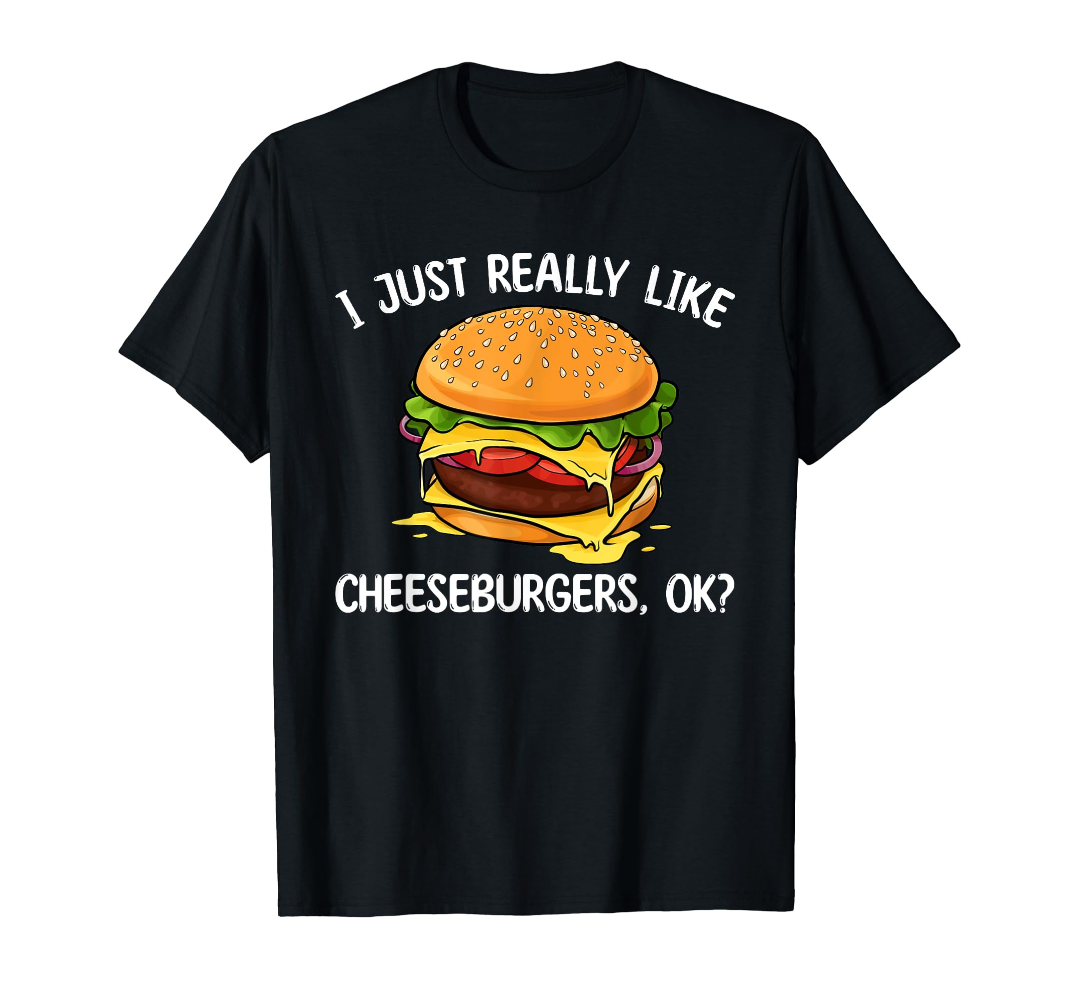 Hamburger Gift Burger Food Accessories & StuffCool Cheeseburger For Men Women Kids Cheese Burger Lovers T-Shirt