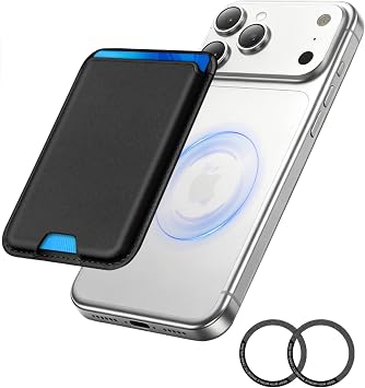 For MagSafe Wallet, 3-Card Holder,Strong Magnetic Phone Wallet