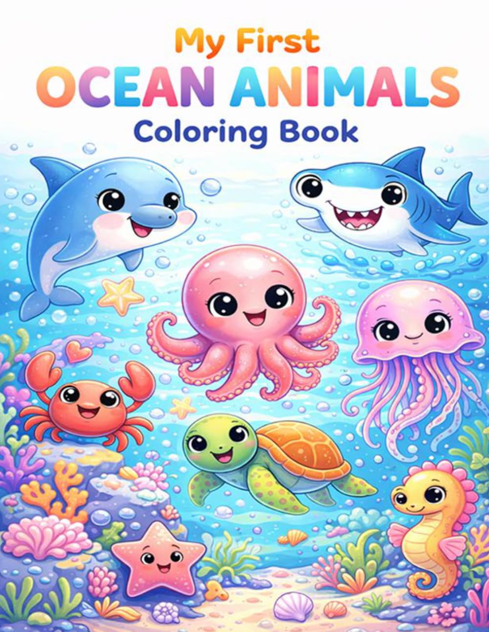 My First Ocean Animals Coloring Book