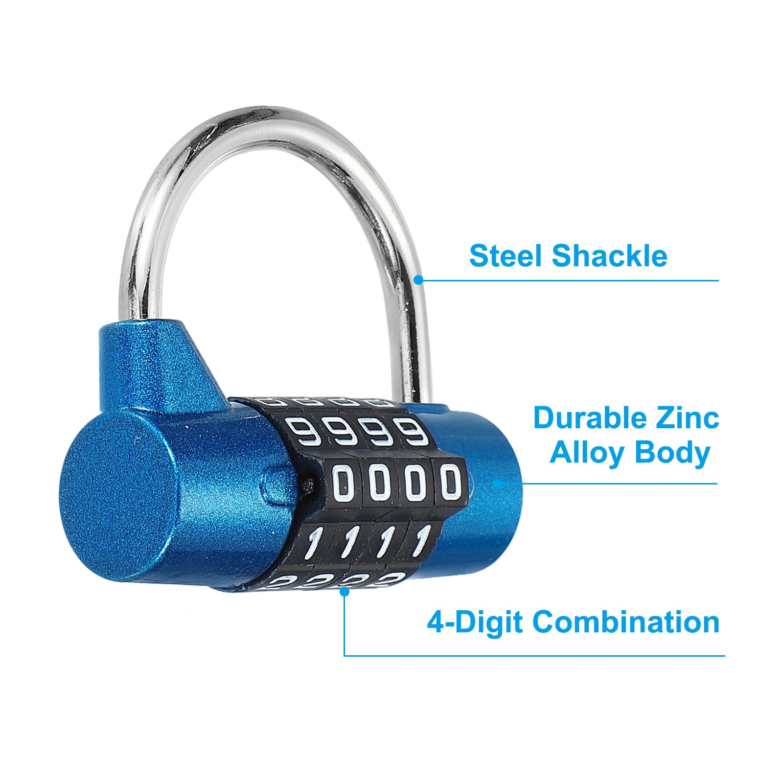 PATIKIL Combination Padlock - Image 3