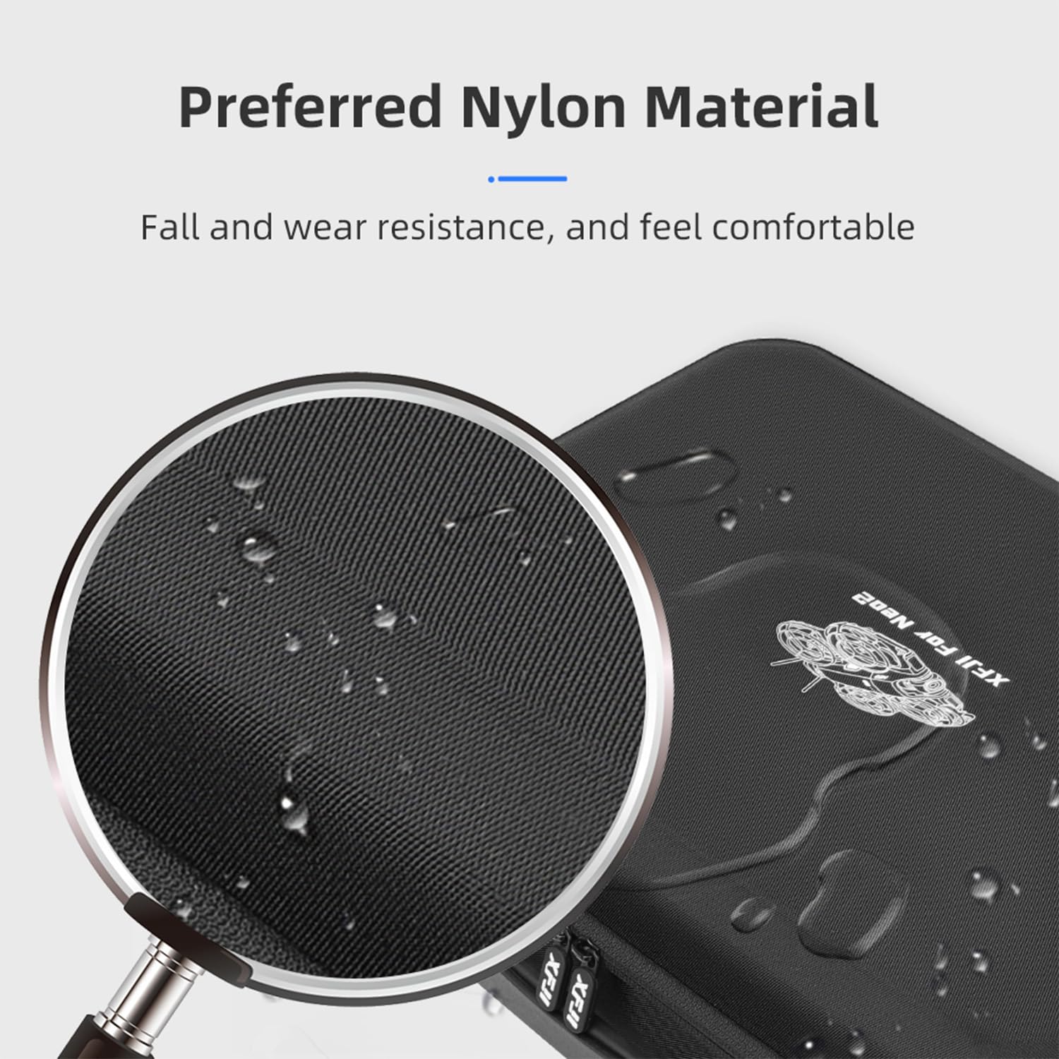 Tragbare Aufbewahrungstasche für DJI Neo 2 Motion Fly More Combo, Reise-Carrying-Case aus PU, Schultertasche & Handtasche, Drohnenzubehör