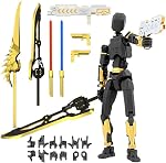 T13 Action Figure (Assembly Completed) Titan 13 Dummy 13 Robot 13 Figure 3D Printed Articulated Multi-Jointed Movable Robot Model (BK Space Warrior)