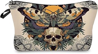 Livel lhood Bolsa de maquillaje de calavera g...