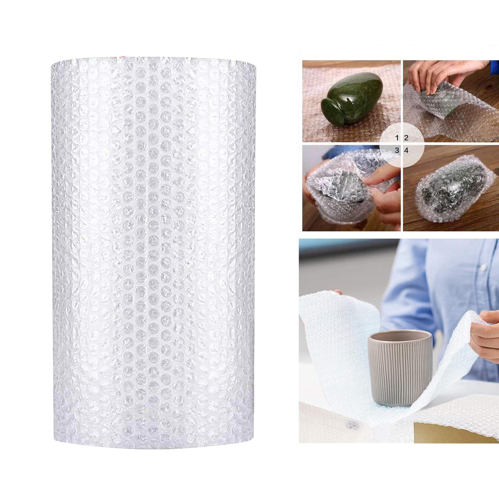 Jojomis Kleine Luftpolsterfolie, Schaumstoff-Verpackungsrolle zum Verpacken, 0,4 x 30 m, wie beschrieben