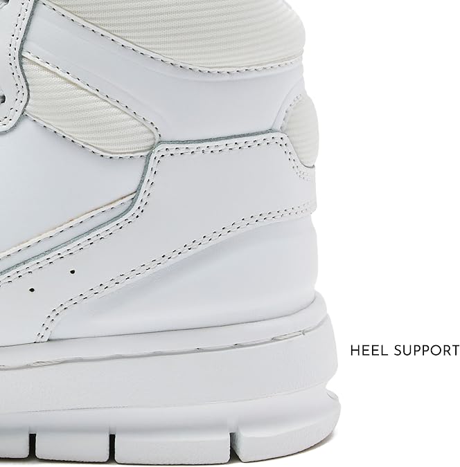 Avia 821 High Top Sneakers for Men, Indoor or Outdoor Mens Basketball Shoes, Size 7 to 16 Retro High Top Shoes Men or Women