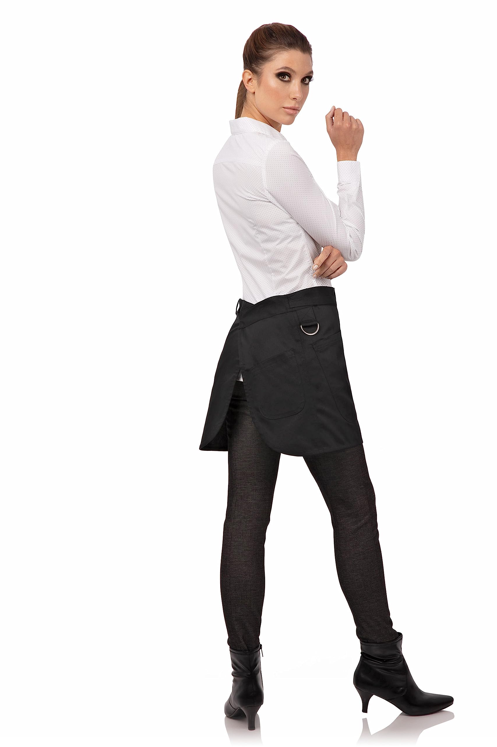 Chef Works Delantal largo Half Bistro unisex para adultos