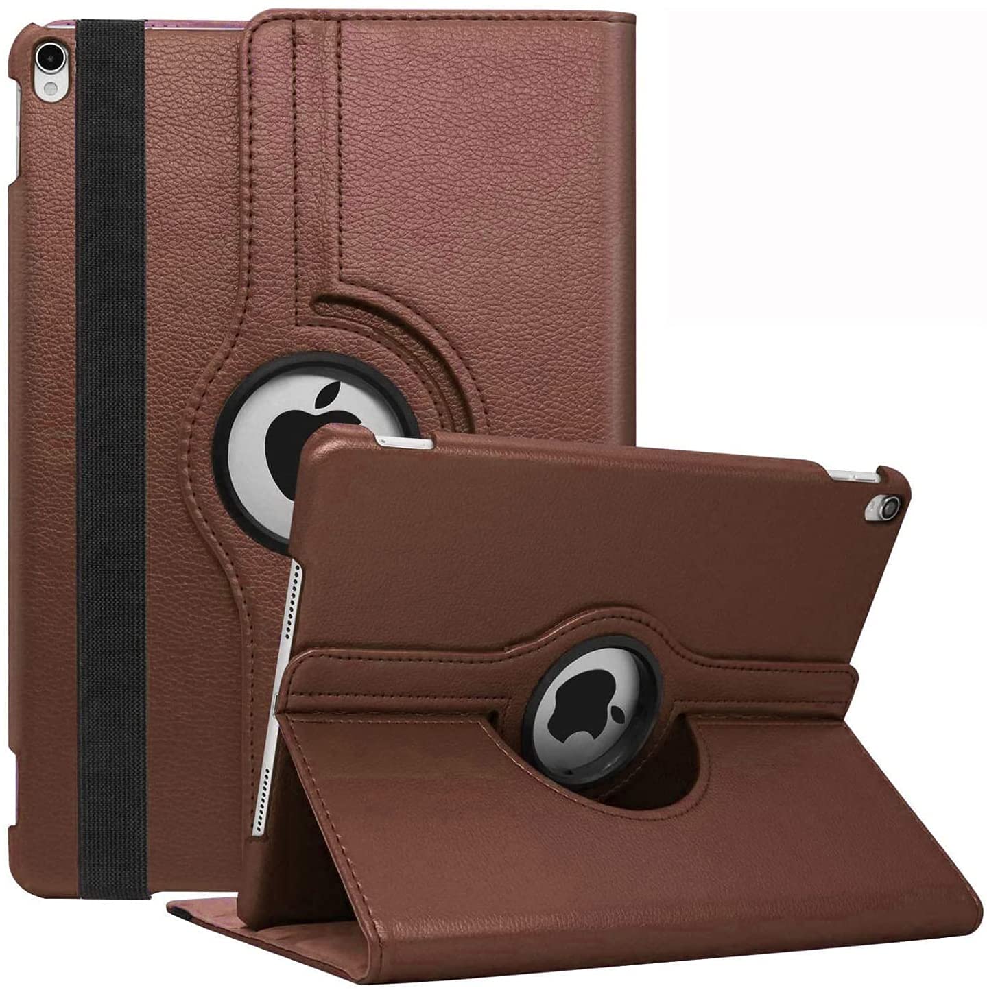 SPRYNKO 360 Degree Rotating Smart Leather Case Cover with Auto Wake Up/Sleep Feature for Apple iPad Pro 10.5 inch 2017 Case, iPad Air 3 (3rd Gen) 10.5 inch 2019 Case (Brown) (B099FBNZ5T) Amazon Price History, Amazon Price Tracker