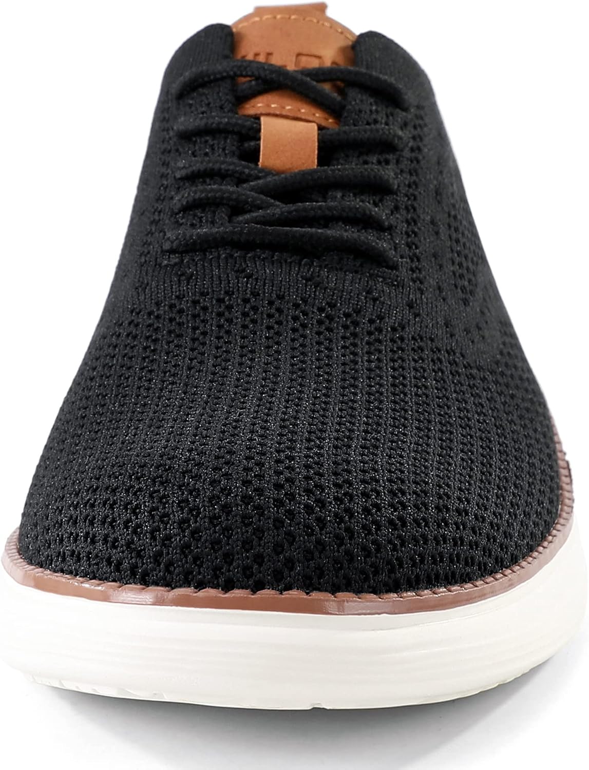 Miniatura 5 de VILOCY Zapatillas de vestir de malla para hombre, Oxford, zapatos casuales para caminar, tenis cómodos