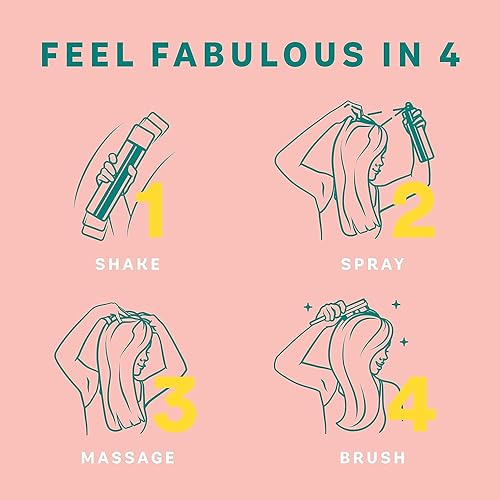 Miniatura 5 de Batiste Champú seco Tropical, coco y fragancia floral, sin enjuague en aerosol 11.8 fl oz (11.8 oz.) - Paquete de 2