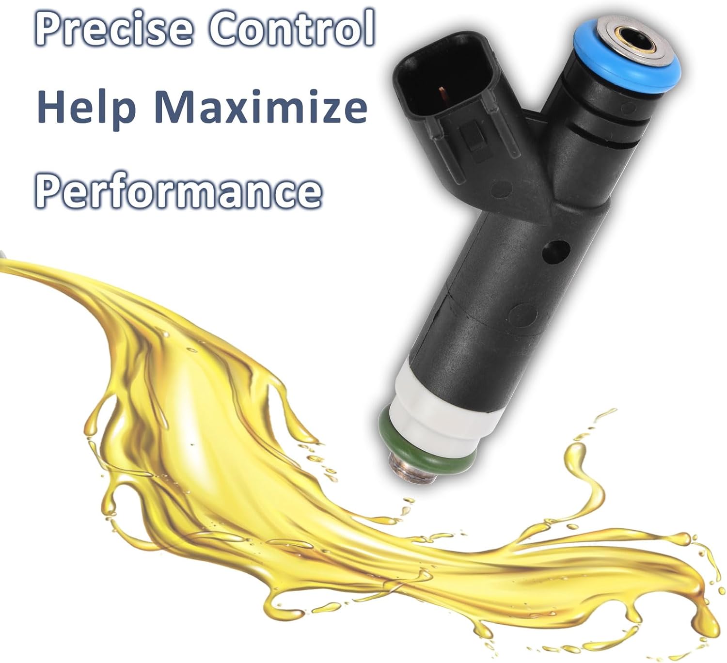 2005-2008 F150 4.2L 6Cyl Fuel Injectors,Compatible with/Ford F150 4.2 OHV EFI 2005-2008 |# 5L3Z9F593AA,5L3E-A6C| |1 Holes| |Set of 6|