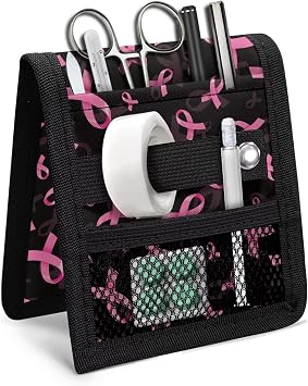 Nurse Pocket Protector, Utility Organizer Pouch With Pockets for Hospital