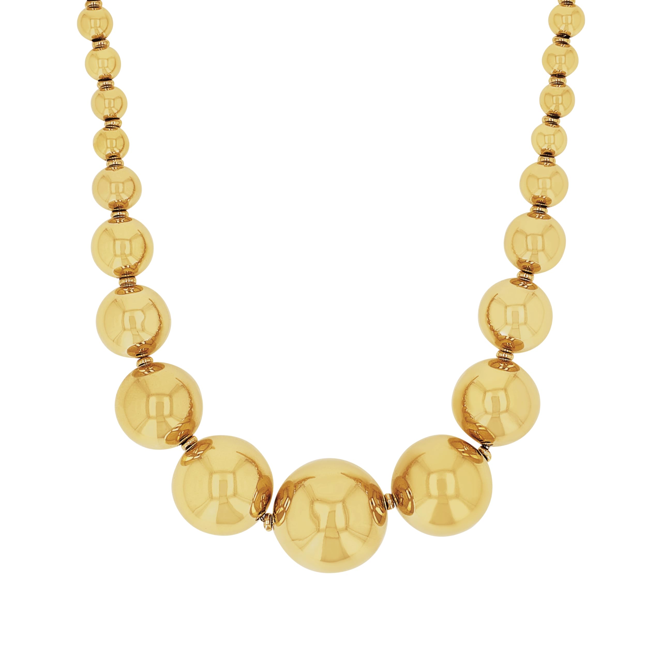 Joop! - Damen Halskette Edelstahl - Vergoldet/Golden - Kugeln Anhänger - JOO-N0019