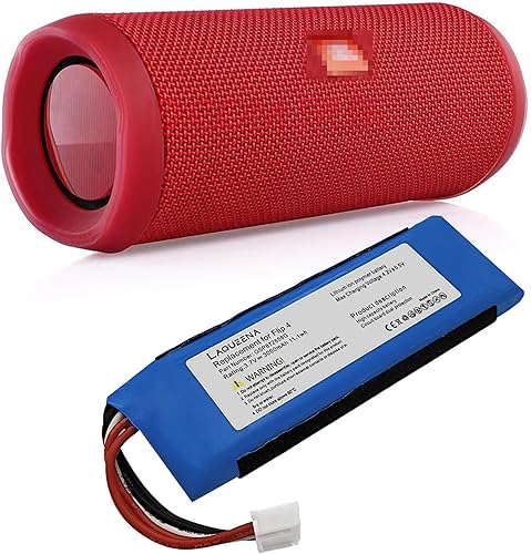 Miniatura 5 de GSP872658G - Batería de 4000 mAh compatible con JBL Flip 4, Flip 4 Edición Especial Altavoz Bluetooth impermeable con herramientas Batería Parte NO