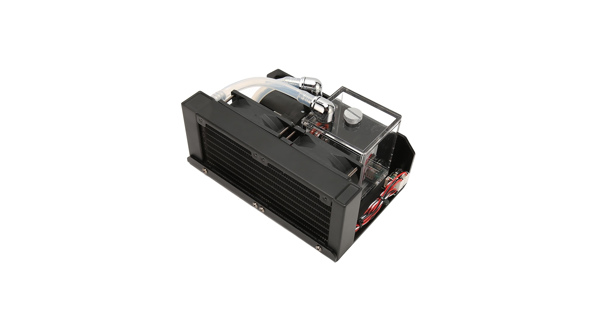 Amazon.co.jp: 水冷ポンプ デュアル水タンク 大型液冷水クーラー