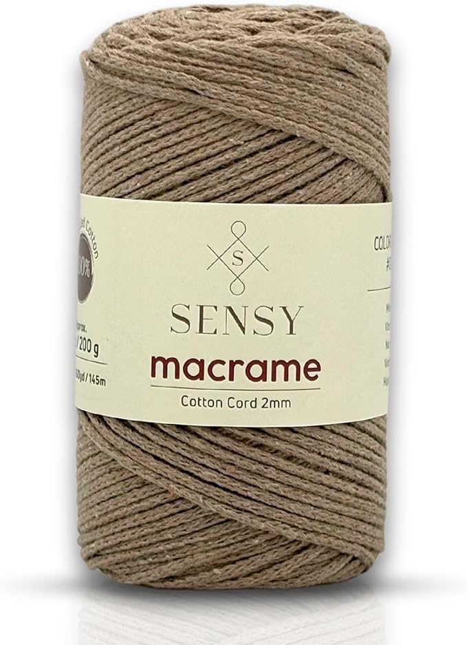 Concurso LEGO Minecraft The Creeper Tiene Ganadores 7 719JtwL28AL. AC SX679 Sensy Premium 2mm - 160 Yards 100% Recycled Cotton Macrame Cord Crochet Bag Cord Macrame Rope Crochet Thread (Mink)