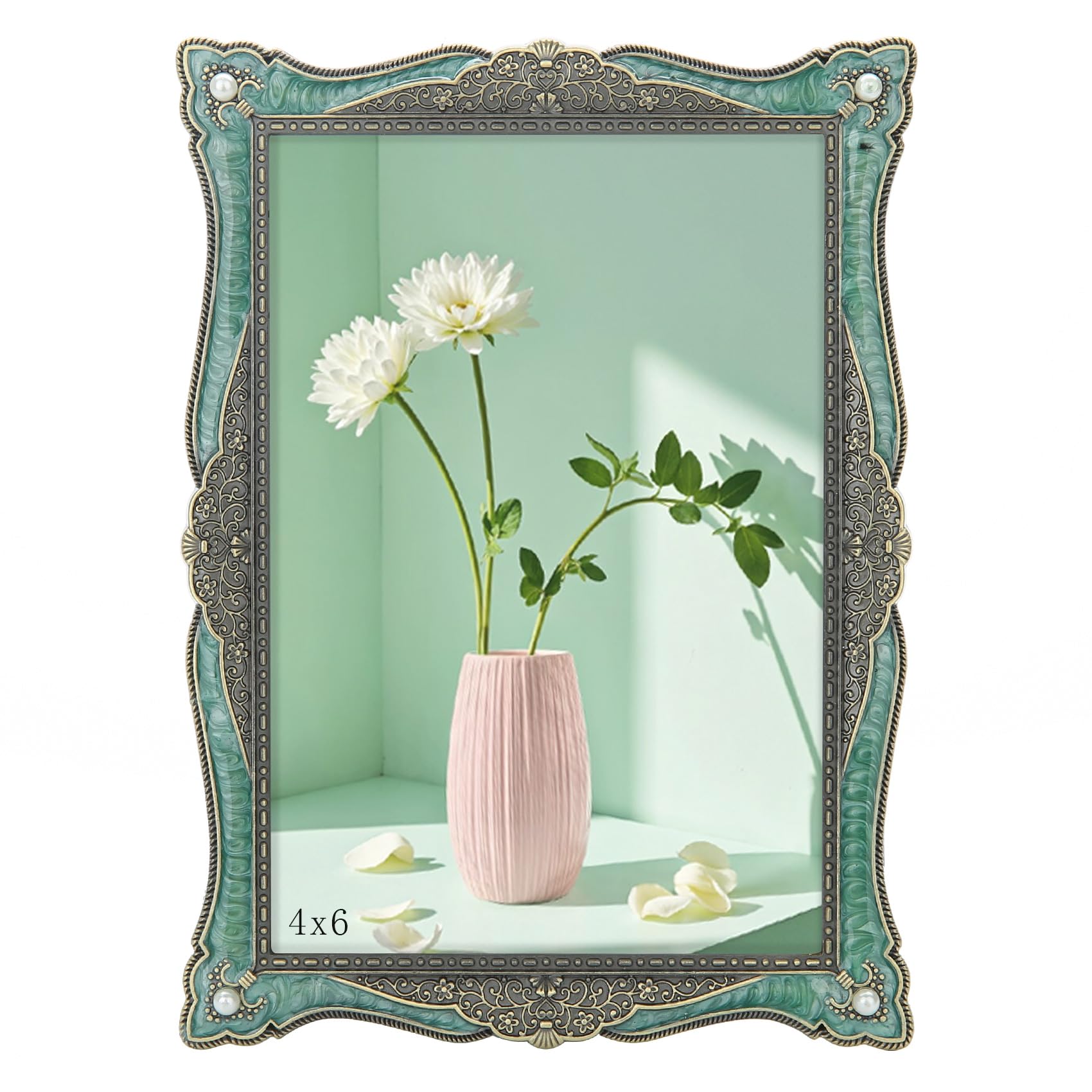 Cadre photo vintage 10,2x15,2 pour décoration salon rétro chic