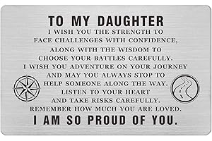 Personalized Steel Graduation Card for Daughter