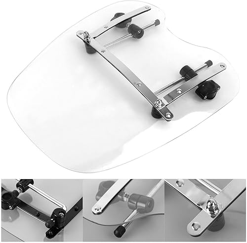 Miniatura 4 de Parabrisas para parabrisas Kawasaki Vulcan VN 500 750 800 900 1500 1600 1700 - Amarillo brillante