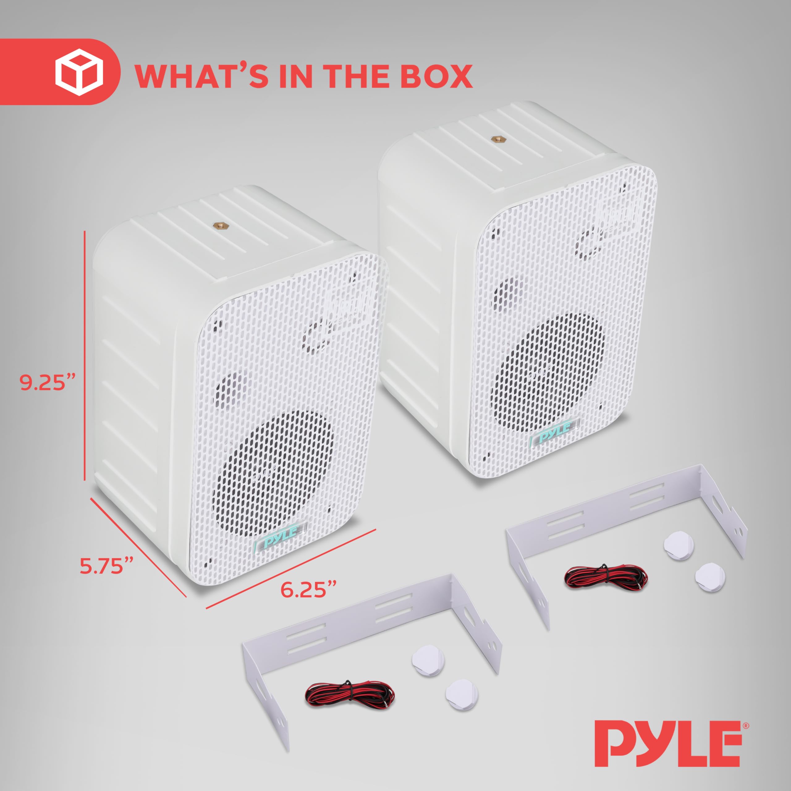 Amazon.com: Pyle - Indoor / Outdoor Waterproof Speaker System