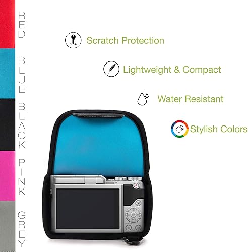 Vista 5 de MegaGear MG736 Panasonic Lumix DC-GX950, GX900, DC-GF10, DC-GX850, DC-GF9, DC-GX800, DMC-GX85, GX80 (0.472-1.260 in), DMC-GF8, DMC-GF7, DMC-GF6