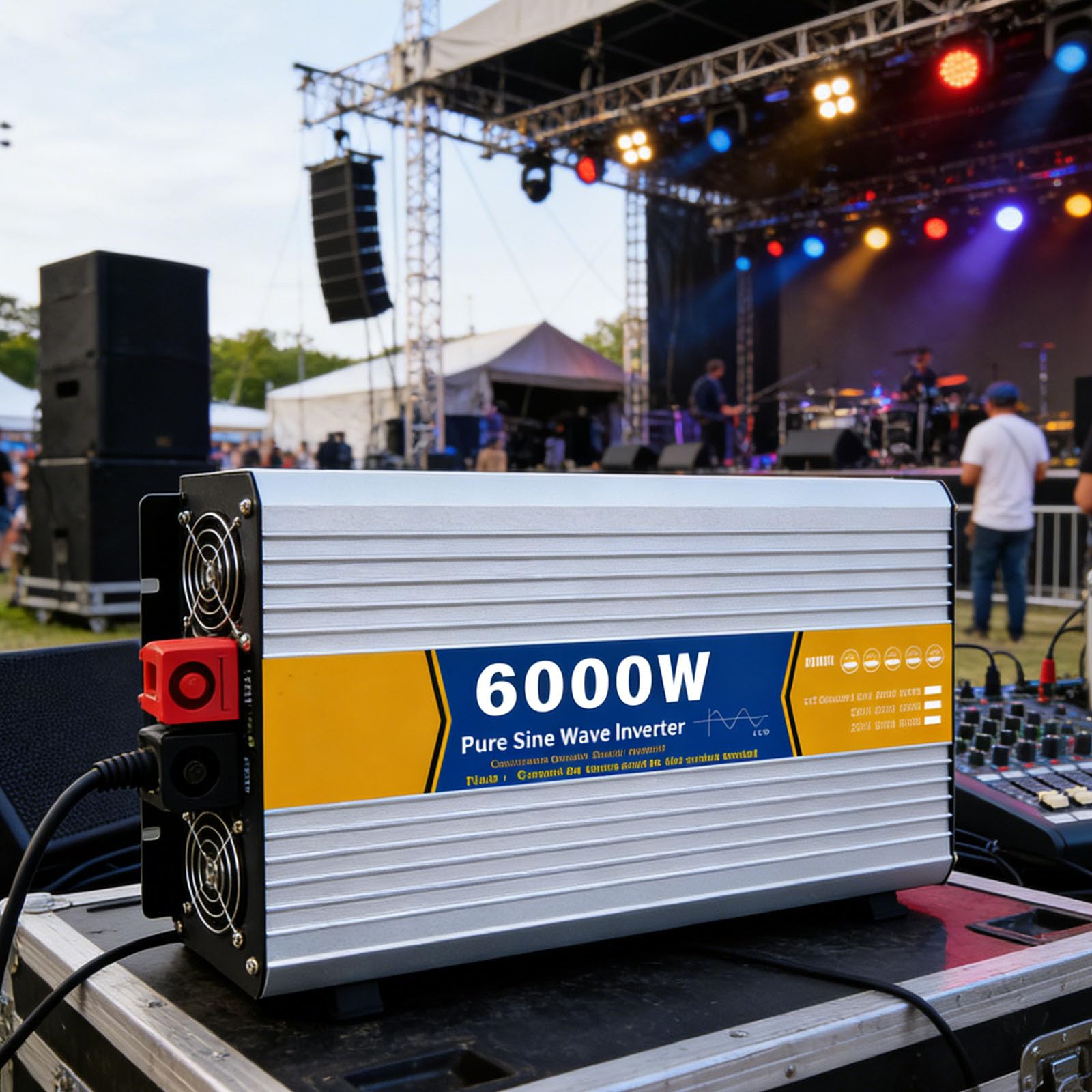 Inwerter mocy samochodowej 6000W DC 12V 24V 48V 60V