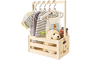 Unique Classic and Durable Wooden Baby Shower Crate Basket