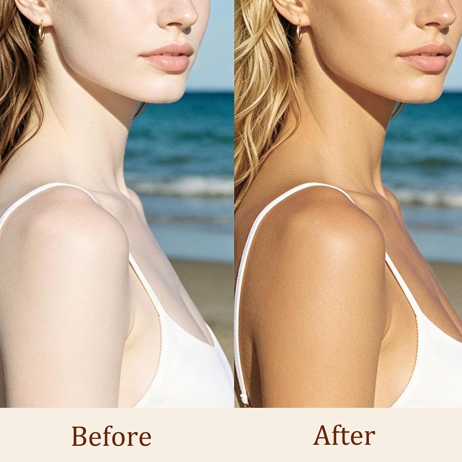 Premium Self-Tanning Mousse - Natural Looking Bronze Glow, Fast-Drying & Lightweight Formula, 4 fl. oz. (brown)