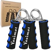 E-smartinlife Hand Grip Strengthener Set - 2 Pack Soft Foam Finger Grippers for Wrist, Forearm & Finger Strength, Arthritis Relief