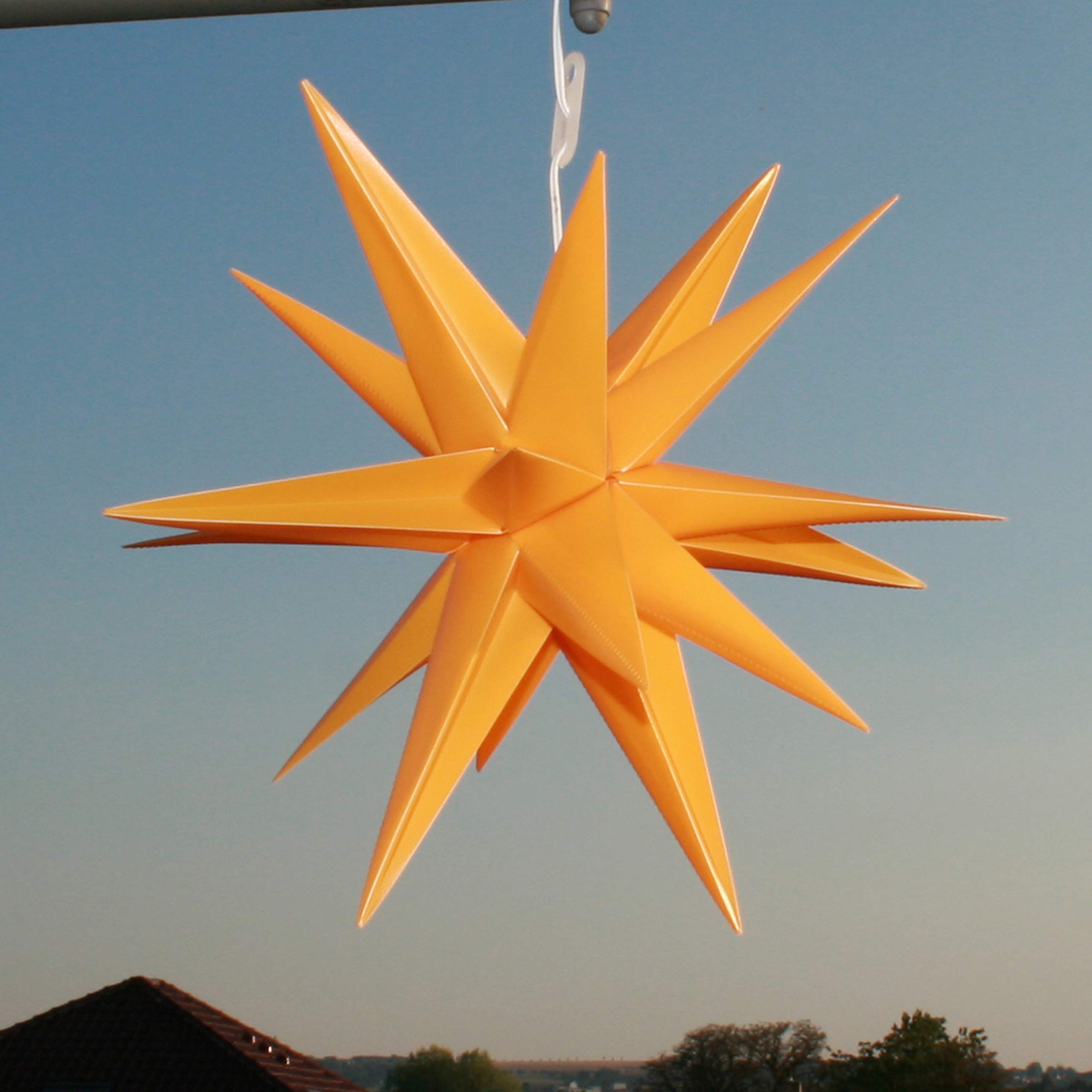 Weihnachtsstern für den Außenbereich (gelb, klein)