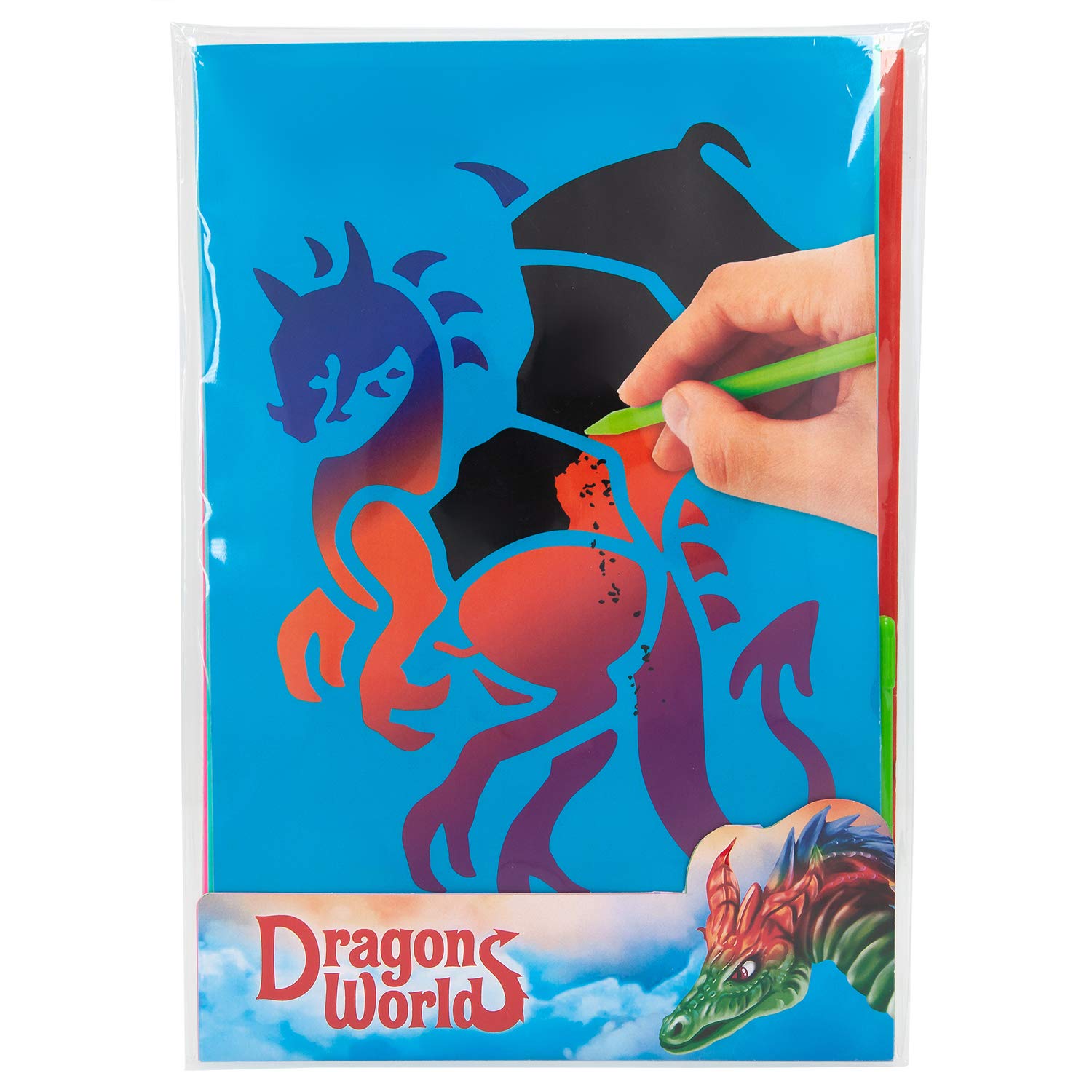 Livre à Gratter Magic Scratch Miss Melody - 20 Pages Arc-en-Ciel - Avec Stylo - Dès 3 Ans