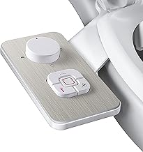 Samodra Pulvérisateur Bidet non électrique avec double buses rétractables autonettoyantes - Nettoyage avant et arrière - Bouton poussoir réglable pour eau froid,chrome
